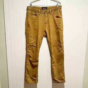 Duer N2X Relaxed Fit Taper Pants Golden Tan Mens 34/30